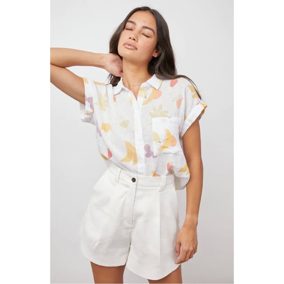 Rails NWT Whitney Fruits Linen Top | Size Small 🍌 - Picture 6 of 16
